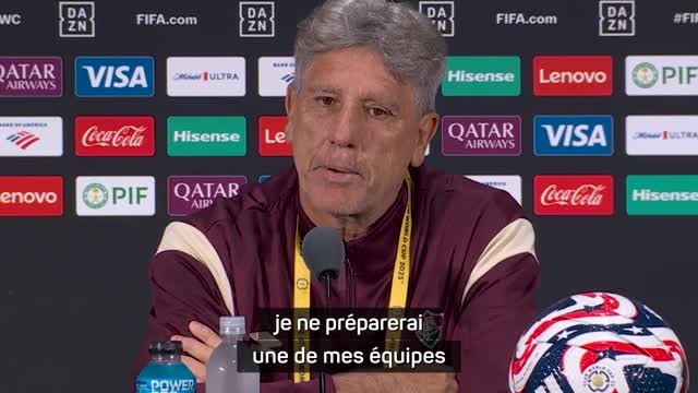 Fluminense - Gaucho : Jamais je ne préparerai une de mes équipes uniquement pour défendre