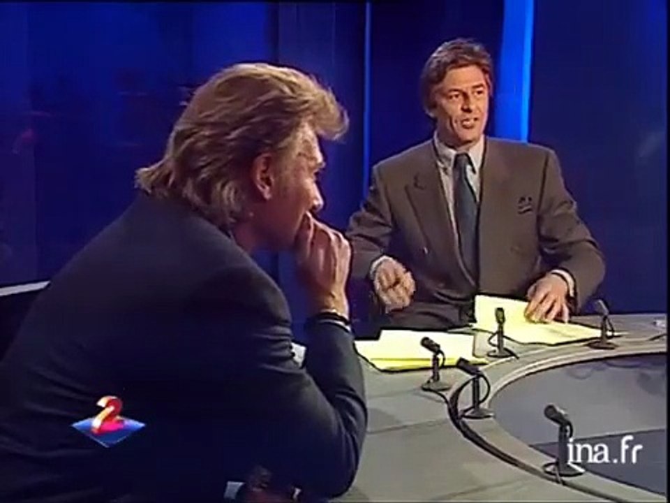 Johnny Hallyday – Interview JT Antenne 2 (22 avril 1992) – Promo du film La Gamine