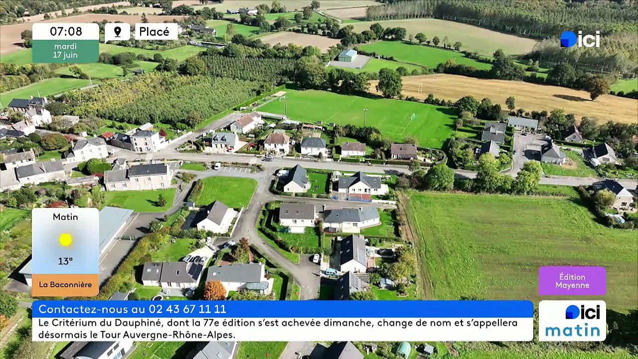 17/06/2025 - ici matin par ici Mayenne en vidéo