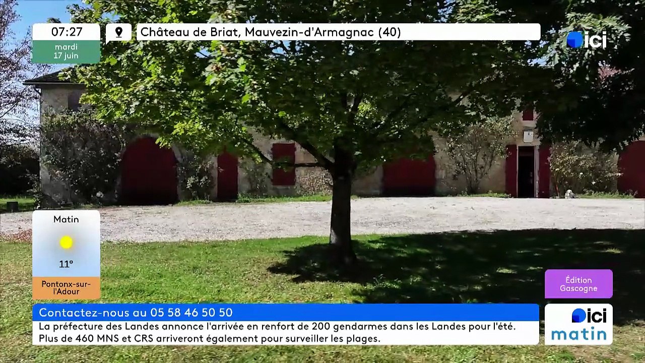 17/06/2025 - ici matin par ici Gascogne en vidéo