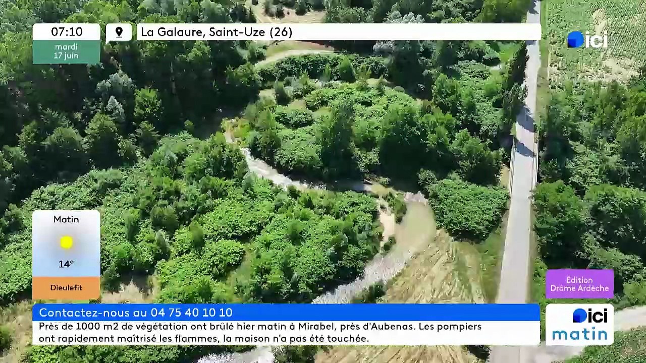 17/06/2025 - ici matin par ici Drôme Ardèche en vidéo