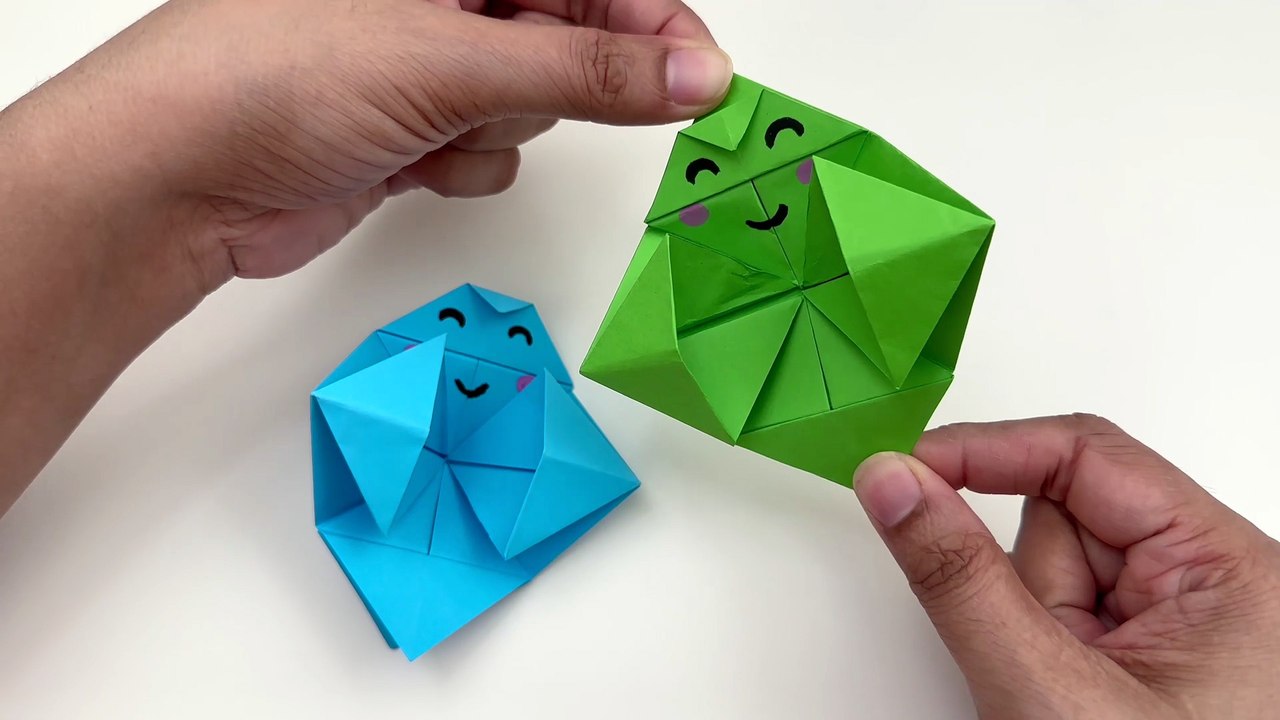 How To Make Easy Moving Paper Toy For Kids / Clapping Paper Toy / Paper Craft Easy / KIDS crafts