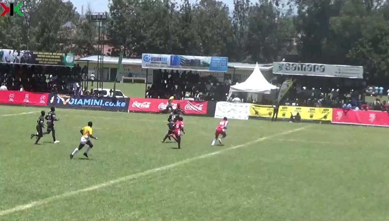 A perfectly timed "in and out" can be a handy weapon on the wing, Eugene Ojiambo beating the last man during the 2024 Prinsloo7s is sure proof of that.