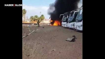 İran'ın vurduğu Tel Aviv ve Herzliya'dan görüntüler