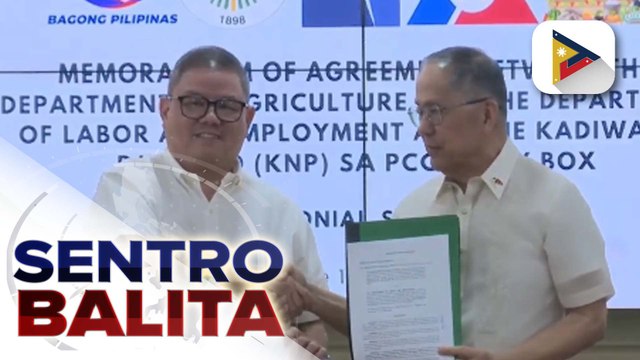 D.A. at DOLE, target mag-hire ng mga manggagawa para mapalakas ang pagpapatupad ng Kadiwa ng Pangulo Program