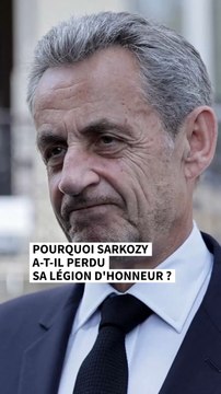Pourquoi Nicolas Sarkozy a perdu sa légion d'honneur ?