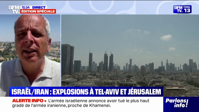 Israël-Iran: plusieurs explosions ont été entendues à Tel-Aviv et Jérusalem ce mardi matin après des tirs de missiles iraniens