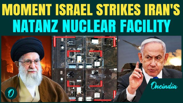 Israel BOMBS Iran's Natanz Nuclear Site in Massive Air Assault | Iran Hits Back With Deadly Missiles