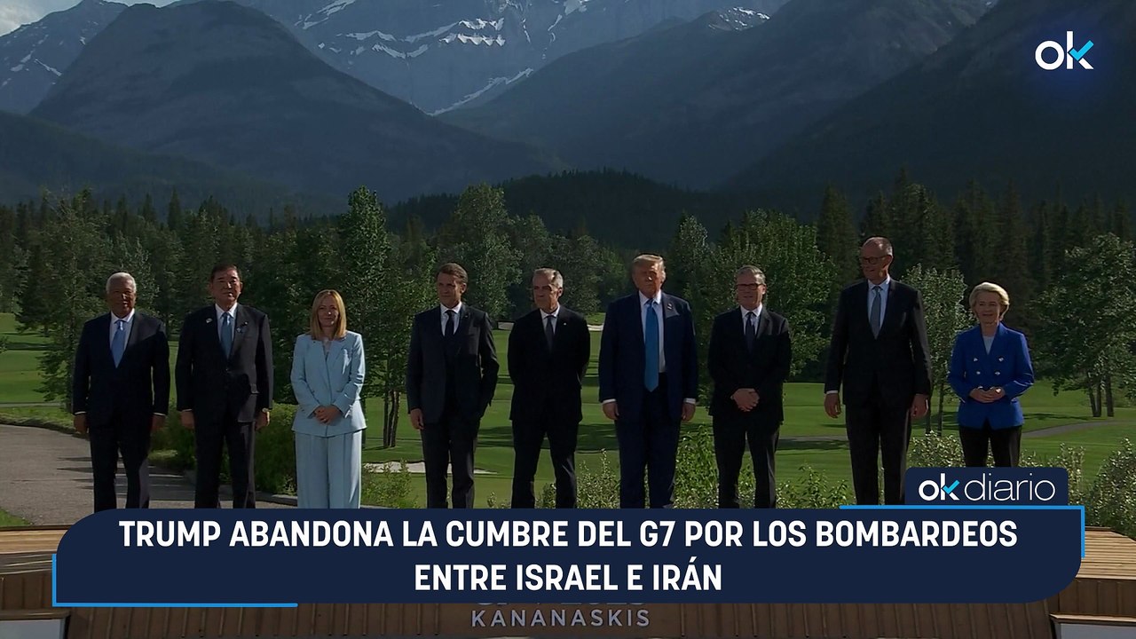 Trump abandona la cumbre del G7 por los bombardeos entre Israel e Irán