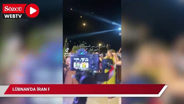 Lübnan'da İran füzeleri altında düğün yapıldı