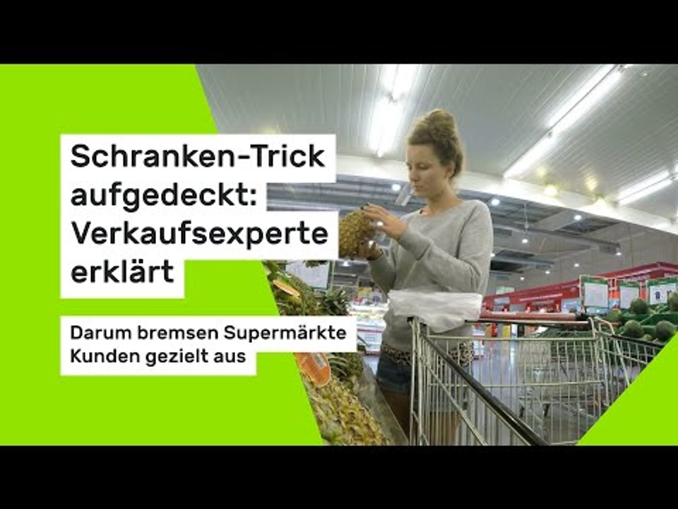 Schranken-Trick aufgedeckt: Verkaufsexperte erklärt: Darum bremsen Supermärkte Kunden gezielt aus