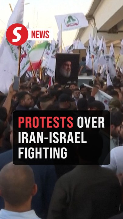 Protesters take to streets in Canada, Iraq to call for Israel-Iran ceasefire