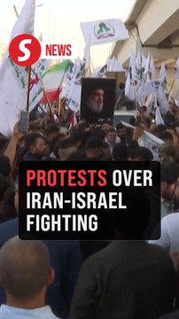 Protesters take to streets in Canada, Iraq to call for Israel-Iran ceasefire