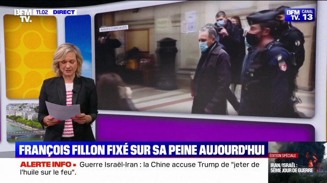 Emplois fictifs de Penelope Fillon: l'ancien Premier ministre François Fillon sera fixé sur sa peine ce mardi