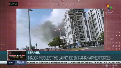 Iranian armed forces launch major missile attack