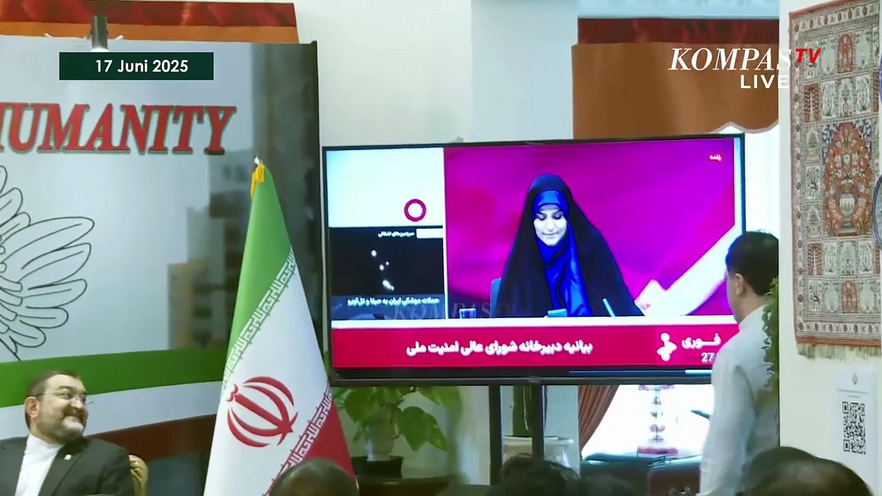 Terbakar! Kedubes Iran Tunjukkan Rekaman Dampak Serangan Israel di Gedung Stasiun TV Pemerintahannya