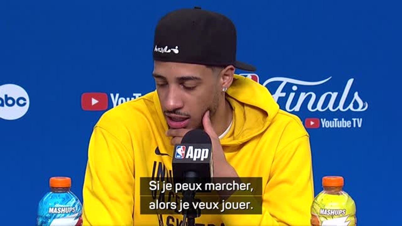 Pacers - Haliburton : "Si je peux marcher, alors je veux jouer"