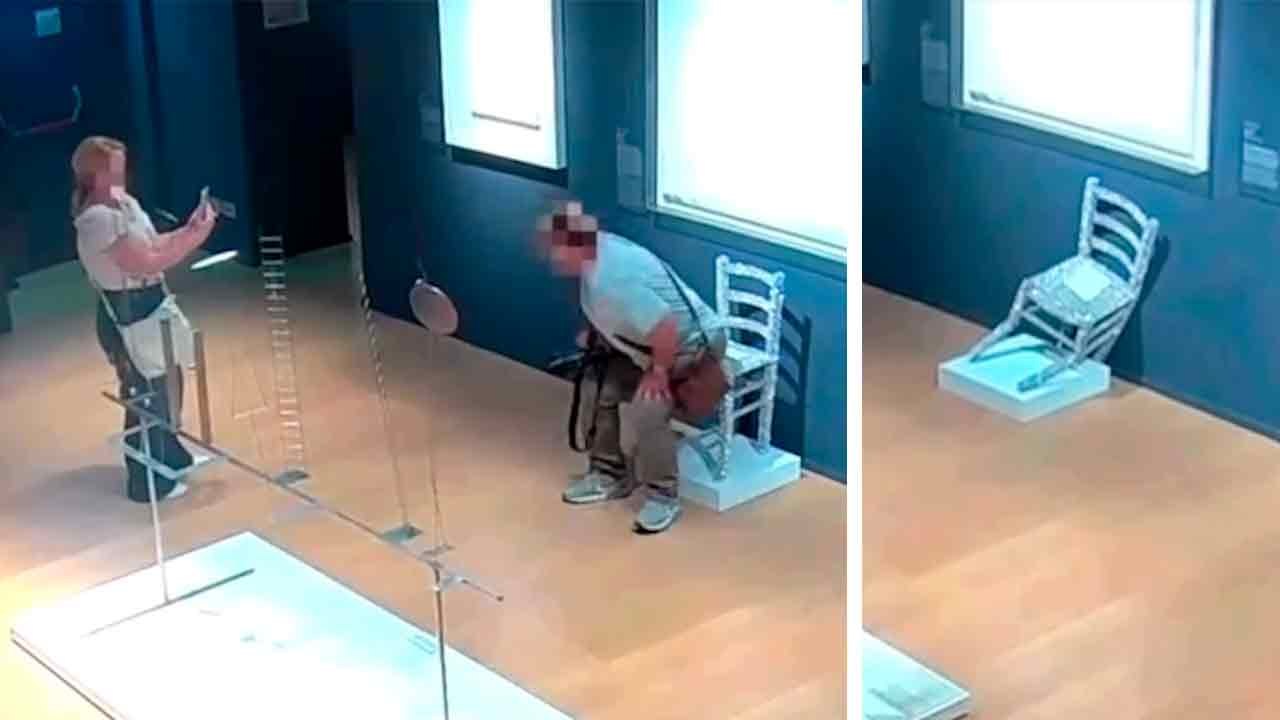 Touristen zerstören „Van-Gogh-Stuhl“ – Video schockiert Internetnutzer