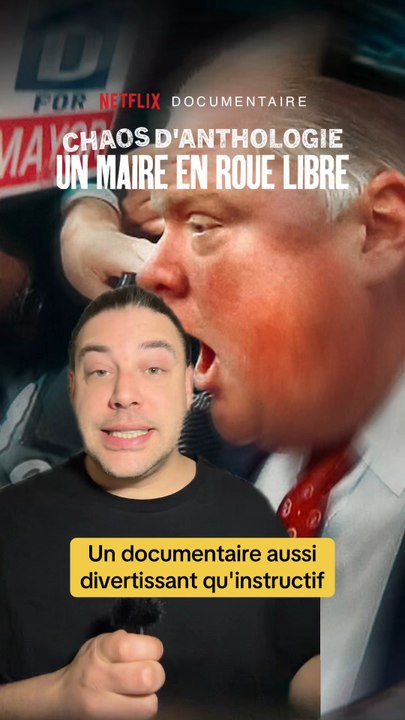 Nouveau documentaire Netflix aussi divertissant qu'instructif qui te fera passer du rire à la stupéfaction ! Dis-moi en commentaire si t’as envie de regarder chaos d'anthologie : un maire en roue libre et si tu l’as déjà vu dis-moi ce que t’en as pensé ☺️