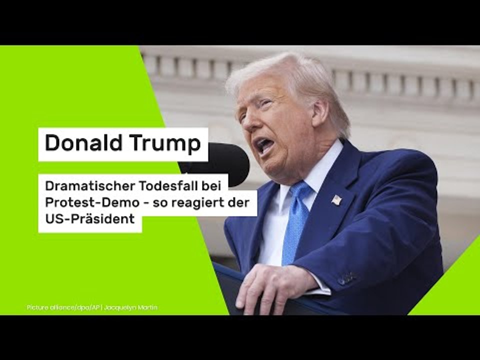 Donald Trump: Dramatischer Todesfall bei Protest-Demo - so reagiert der US-Präsident