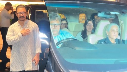 Sitaare Zameen Par: Aamir Khan Snapped With His Girlfriend Gauri Spratt & Sister Nikhat