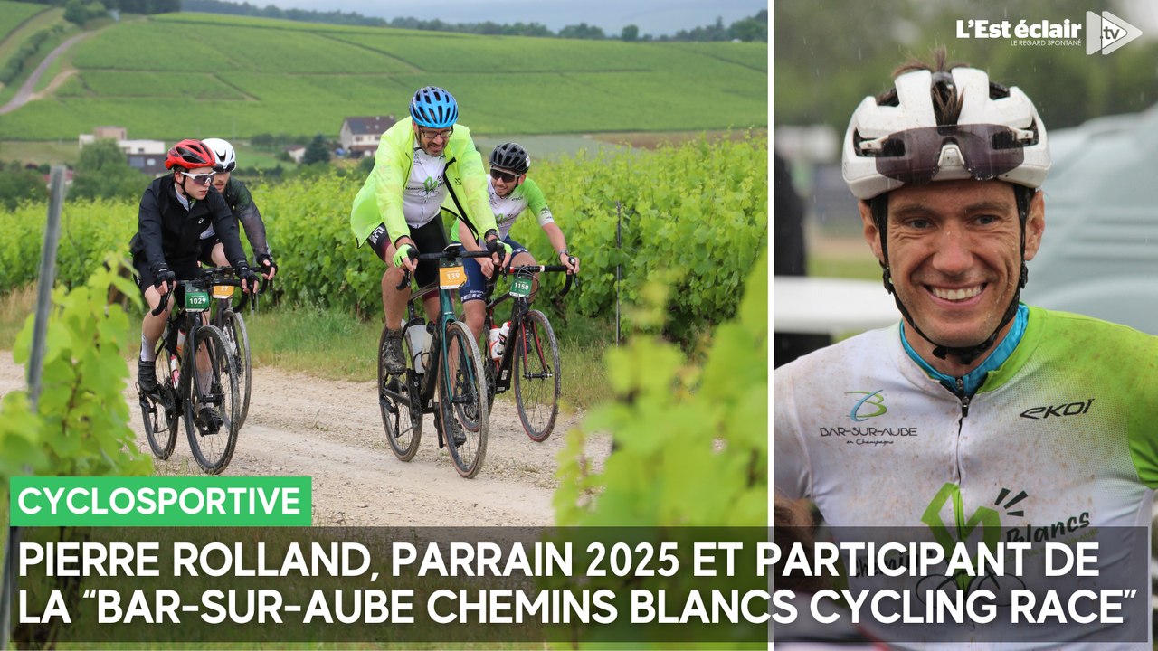 Pierre Rolland, parrain et participant de la “Bar-sur-Aube Chemins Blancs Cycling Race” 2025