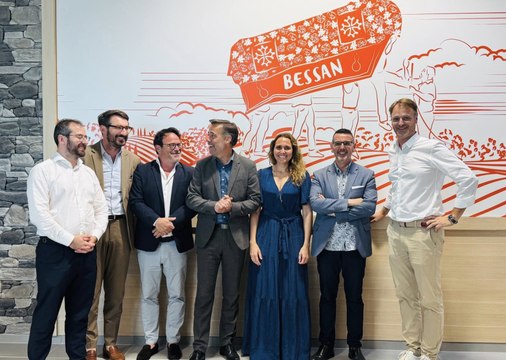 Inauguration du nouvel Intermarché, situé au sein du nouveau centre commercial Terres de Bessan