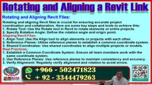 Rotating and Aligning the Revit Link File-6 -(Linking and Import)