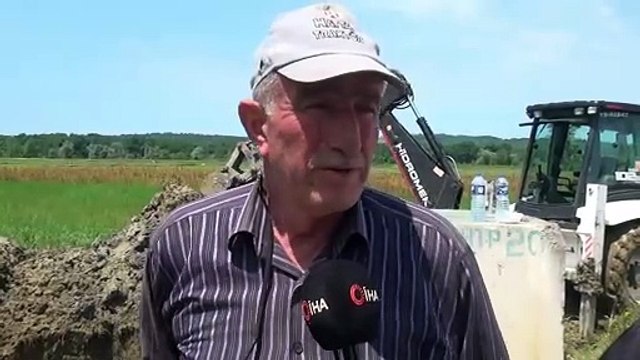 Sinop Karasu Ovası sulama hattında kritik arıza