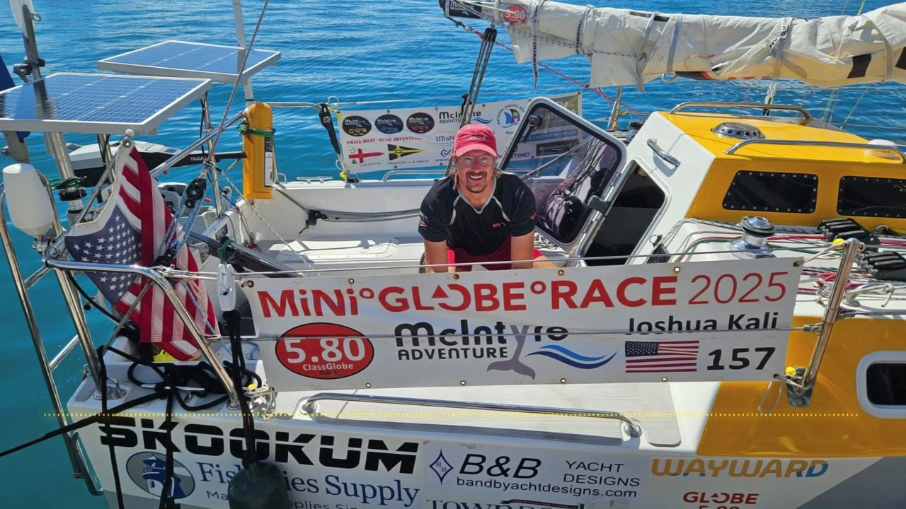 ALMA Class Globe 580 / 2025 - Le navigateur solitaire Josh Kali Homebuild 5,8 m autour du monde - #MGR2025 Étape 2 Semaine 11 M...