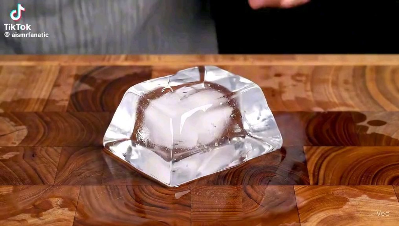 ice cube cutting