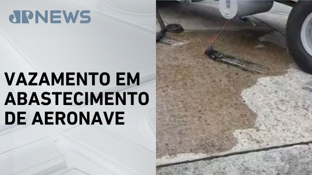 Vazamento de combustível em avião da Latam coloca pessoas em risco no Aeroporto de Congonhas