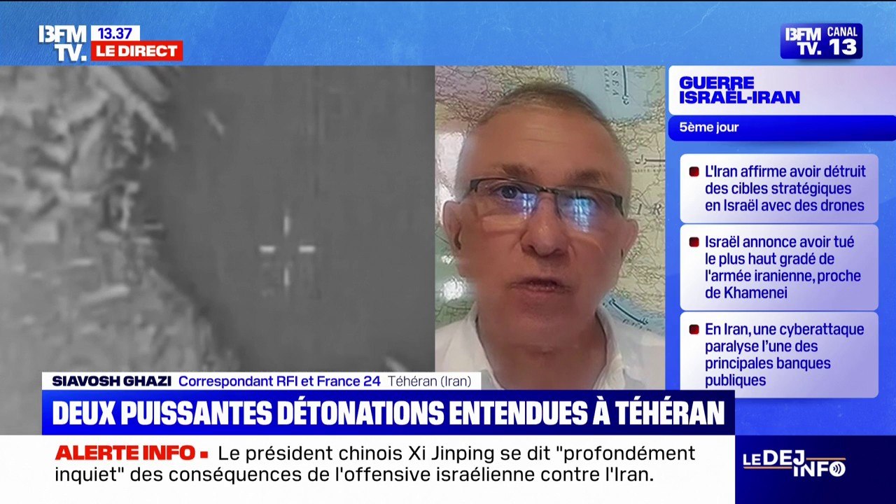 Guerre Iran-Israël: deux puissantes détonations entendues à Téhéran