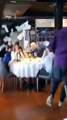 Cristina Kirchner presa: el video del escrache de agrupaciones kirchneristas en dos reconocidos restaurantes