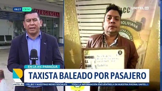 Taxista es baleado por sus pasajeros; hay tres aprehendidos que serán puestos ante un juez