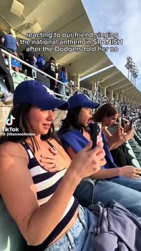 Nezza : she sings the National Anthem in spanish and the Dodgers banned her !