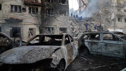 Deadly Russia drone attack hits residential building in Kyiv with 14 killed and 55 injured