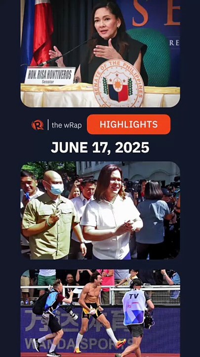 Today’s headlines: Risa Hontiveros, Sara Duterte, NCAP | The wRap | June 17, 2025