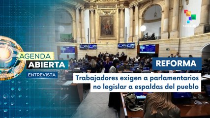 Entrevista | Senado colombiano realizará el último debate de la reforma laboral