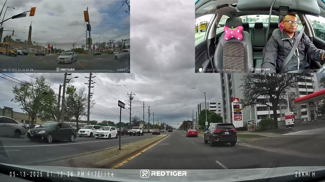FRONT | REAR | INSIDE Video! Redtiger F17 Elite Dashcam Review