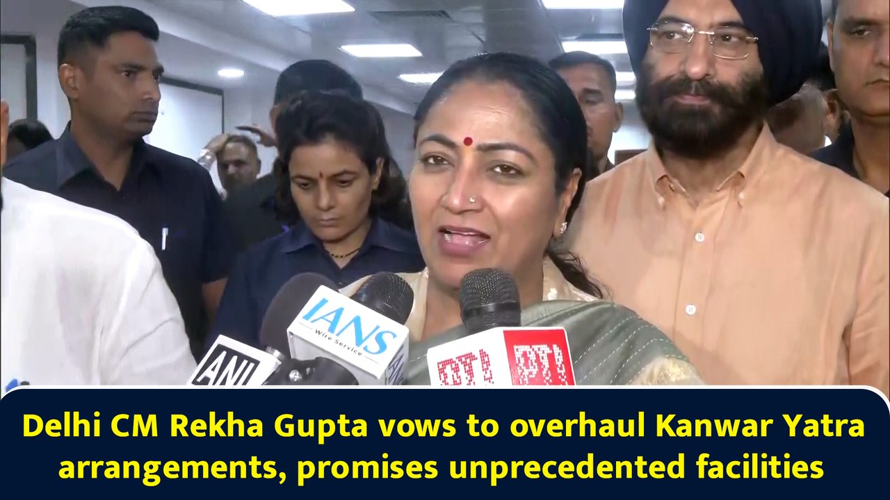 Delhi CM Rekha Gupta vows to overhaul Kanwar Yatra arrangements, promises unprecedented facilities