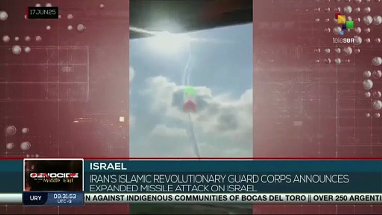 Israel, Iran's Islamic Revolutionary Guard Corps announces expanded missile attack on Israel