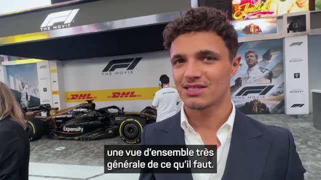 McLaren - Norris enthousiaste par le film F1 coproduit par Hamilton