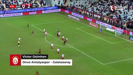 Süper Lig'de yılın golü Osimhen'den