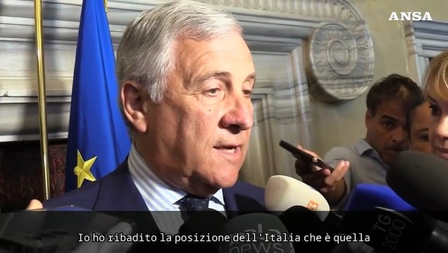 MO, Tajani: Europa sia piu' forte, dopo de-escalation garantire stabilita'
