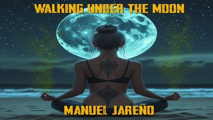 Walking under the moon