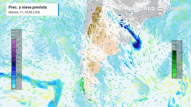 Semana con alertas por tormentas intensas y viento fuerte: se afianza el frío invernal en Argentina