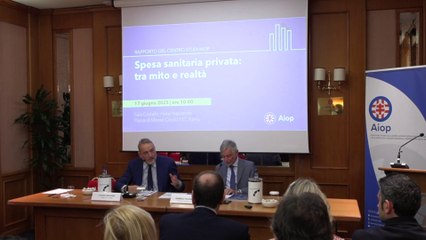 Aiop, la spesa sanitaria privata è stabile nel tempo