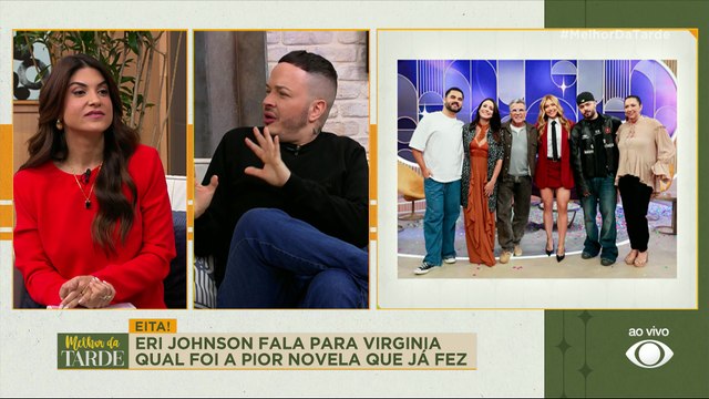 Eri Johnson detona papel em 'Fina Estampa' e cria climão com Pedro Sampaio | Melhor da Tarde