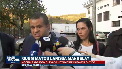 Namorado da mãe de Larissa Manuela volta a prestar depoimento
